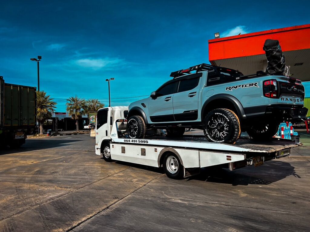 รถสไลด์ พระราม 2 ขนย้าย Ford Raptor โดย LUMA