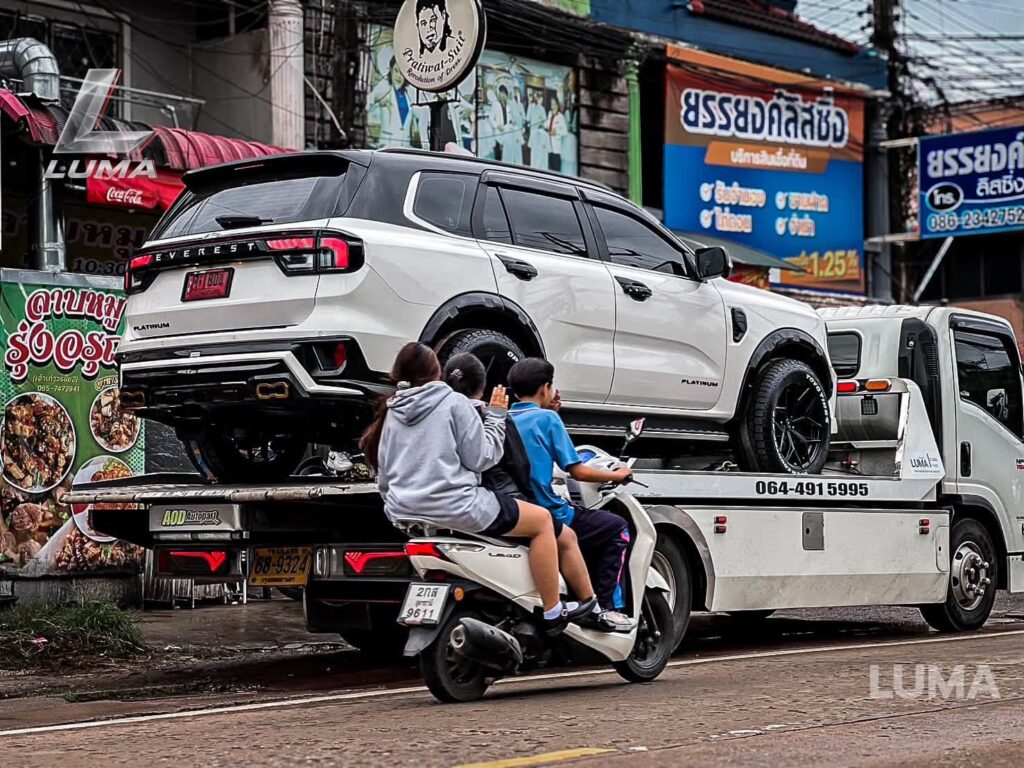 ผลงานขนย้ายรถภาคอีสาน LUMA รถใหม่ป้ายแดง FORD