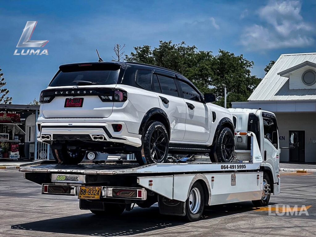 ผลงานขนย้ายรถภาคเหนือ LUMA งานรับรถจากศูนย์ FORD