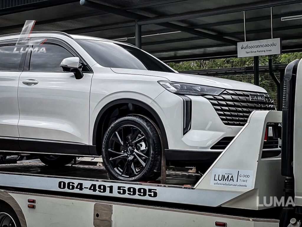 ผลงานขนย้ายรถภาคกลาง LUMA