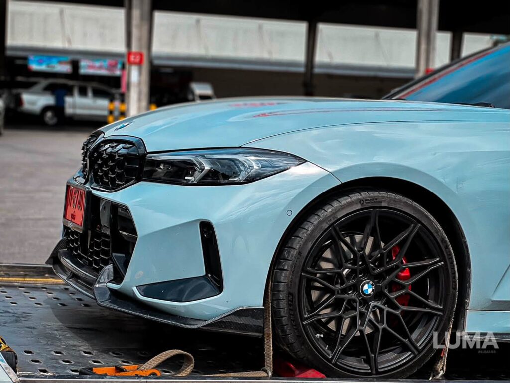 ขนย้ายรถป้ายแดง BMW ด้วยรถสไลด์ LUMA