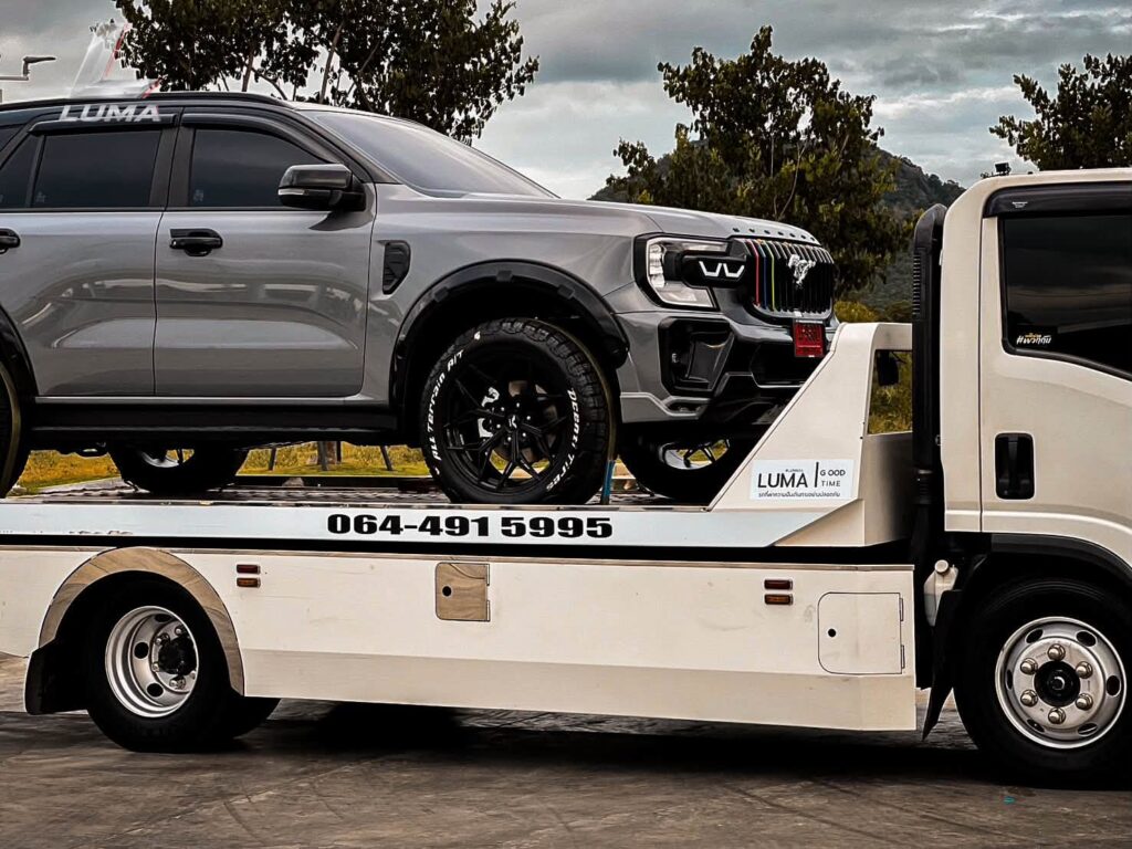 ผลงานขนย้ายรถภาคใต้ LUMA งานรับรถจากศูนย์FORD