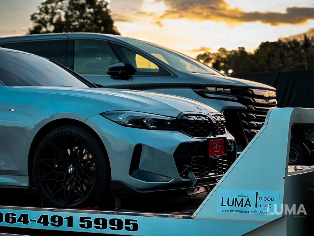 ขนย้ายรถหรู ผลงานของ LUMA รถสไลด์